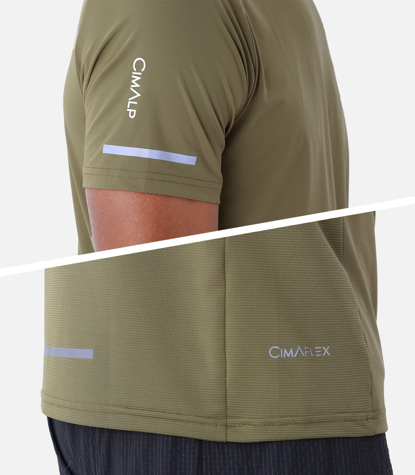 cimalp-denali-h-t-shirt-randonn-e-homme-olive-respirant image 5