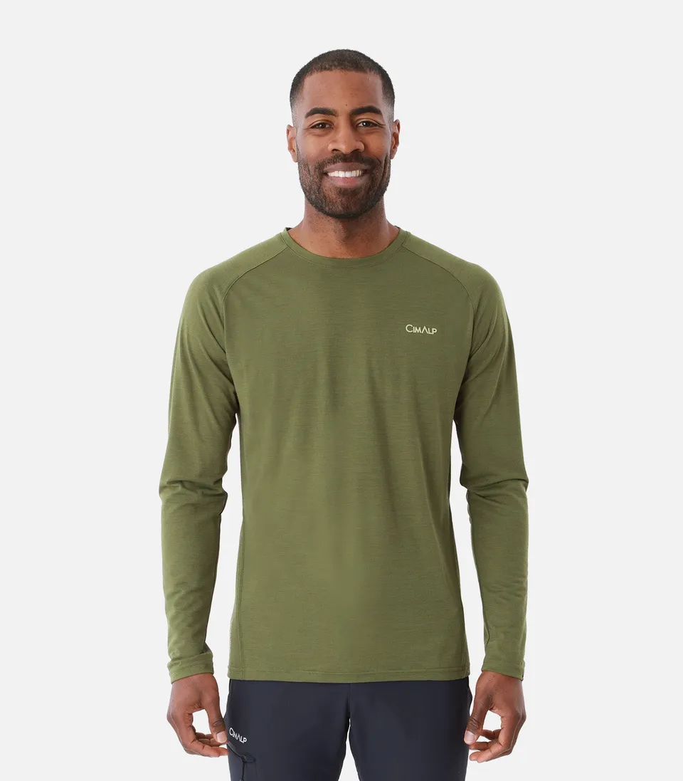 cimalp-charvin-3-h-t-shirt-rando-bordeaux-respirant image 1