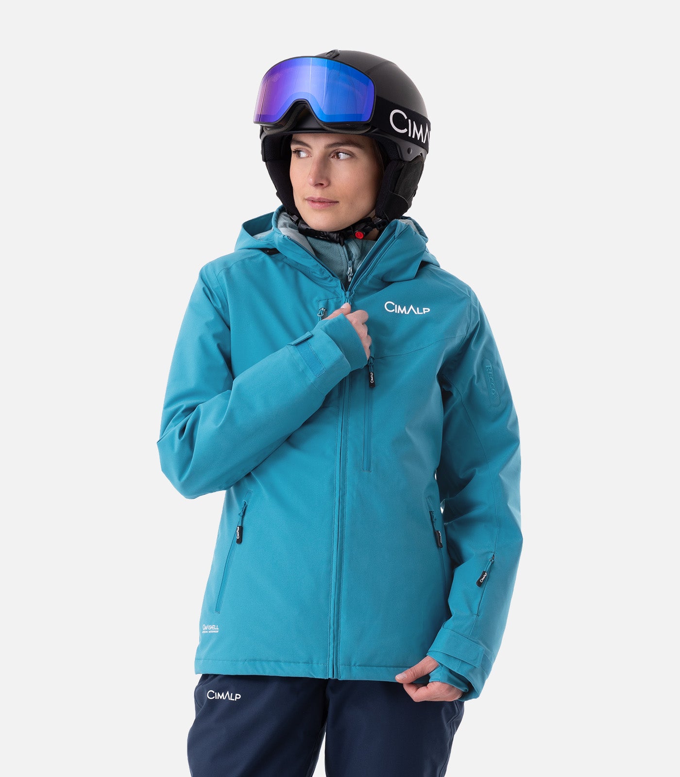 cimalp-oisans-3-f-veste-ski-femme-chaude-imperm-able-rouge image 6