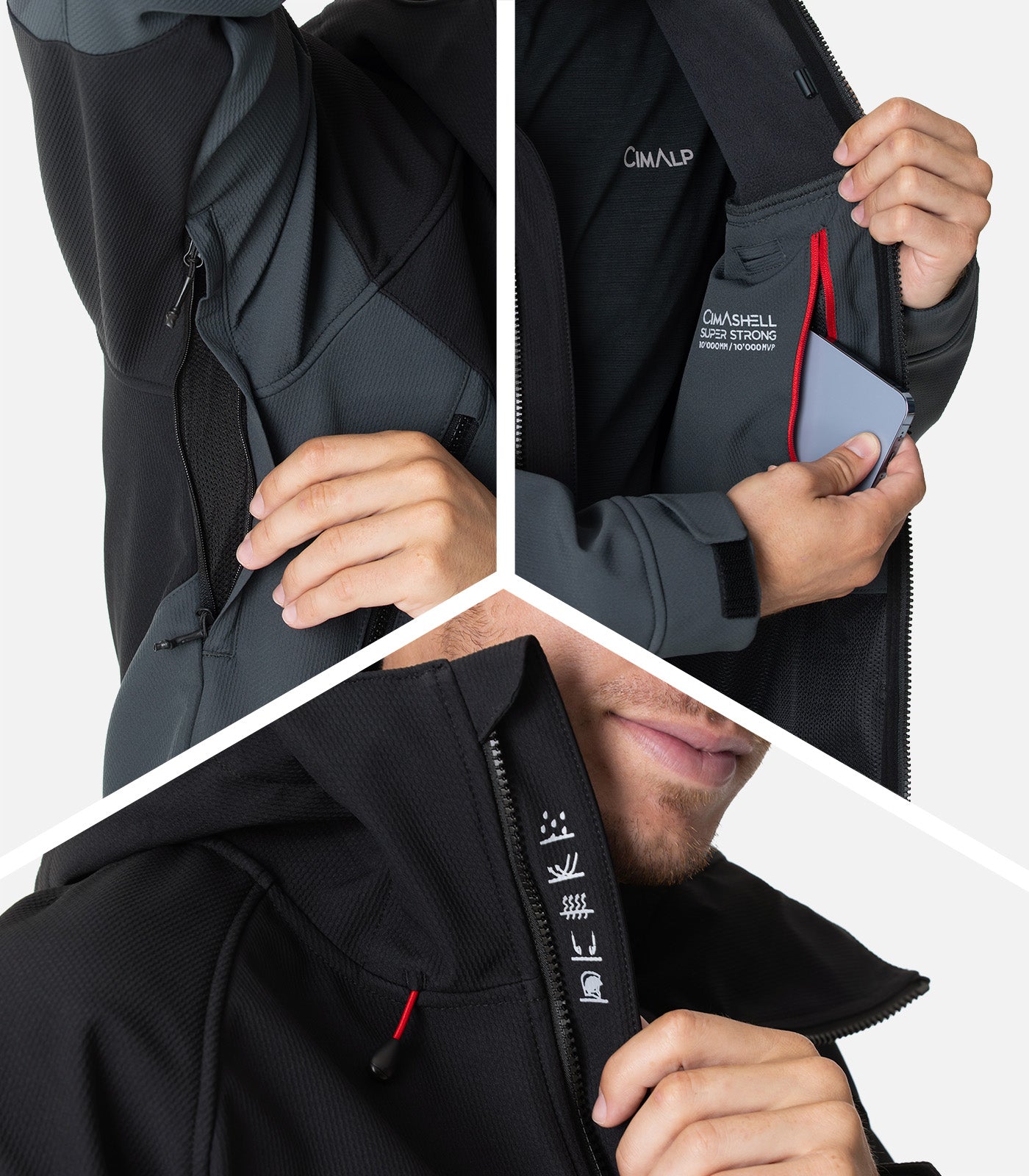 cimalp-summit-2-h-veste-softshell-homme-bleu-coupe-vent image 5