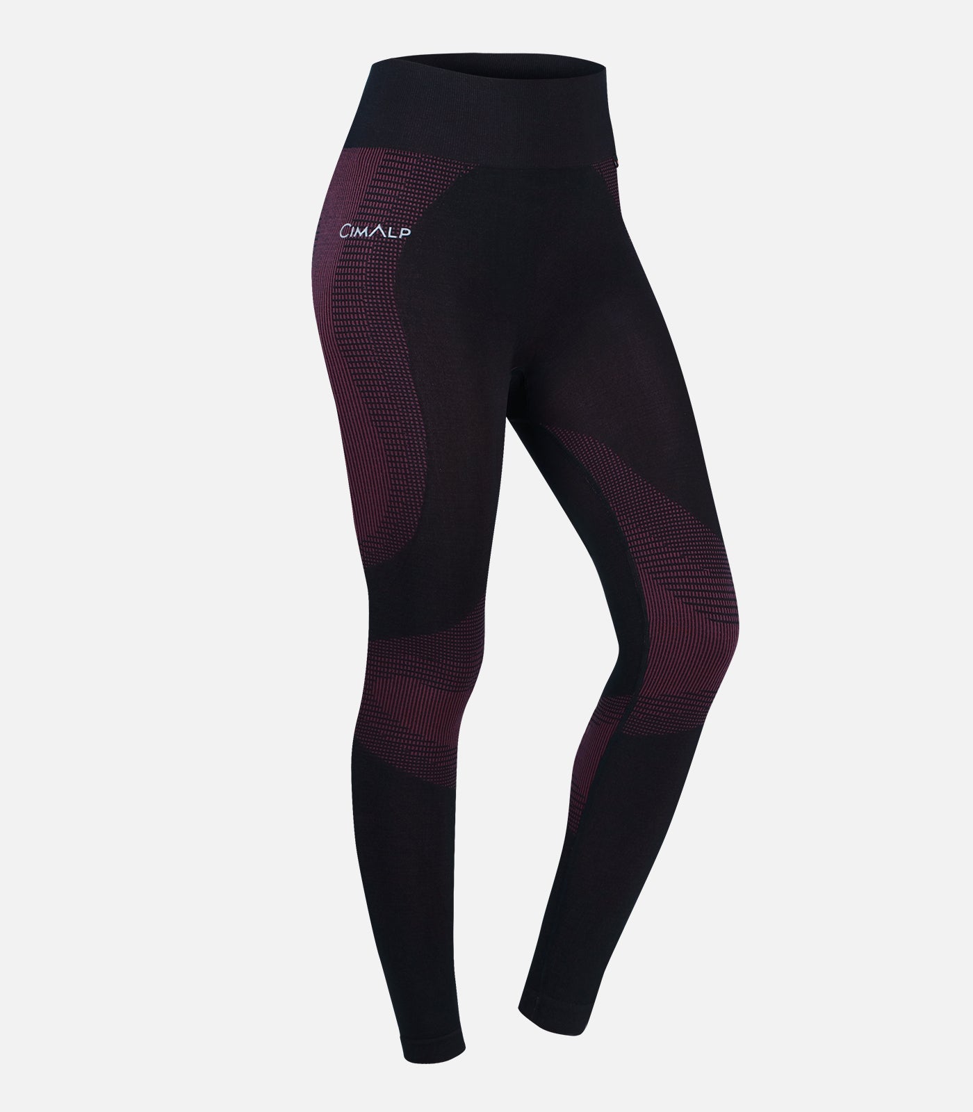 cimalp-strategic-pant-5-cale-on-thermique-noir-rose-femme image 2