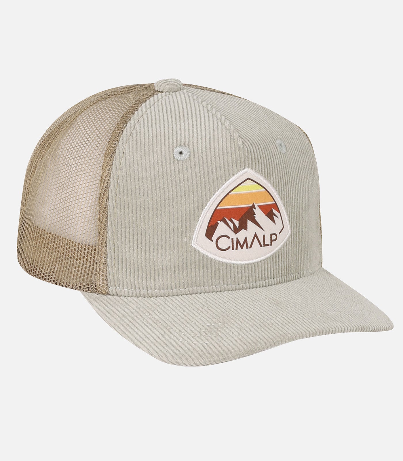 cimalp-trucker-cap-velours-casquette-vert-olive image 6