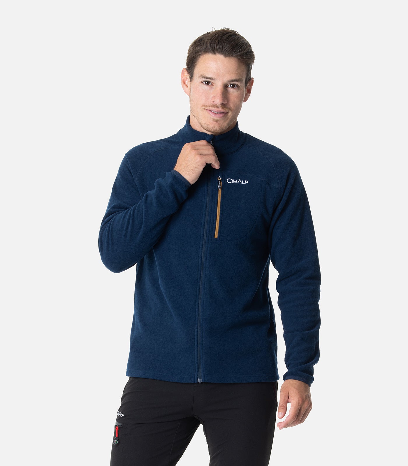 cimalp-artic-5-h-veste-polaire-homme-kaki-recycl-e image 8