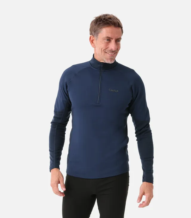 cimalp-x-warm-zip-5-h-sous-v-tement-thermique-homme-noir-chaud image 1