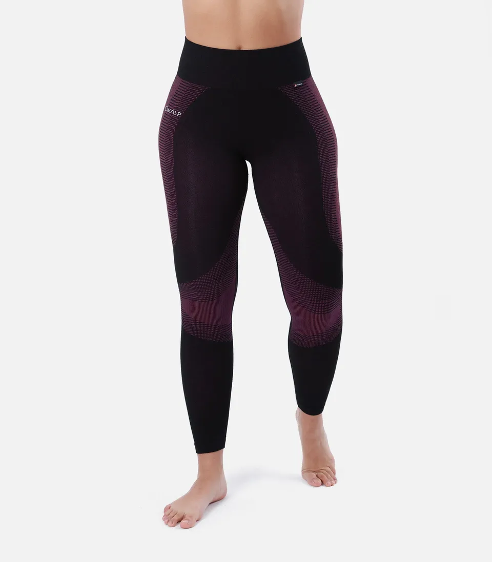 cimalp-strategic-pant-5-cale-on-thermique-noir-rose-femme image 1