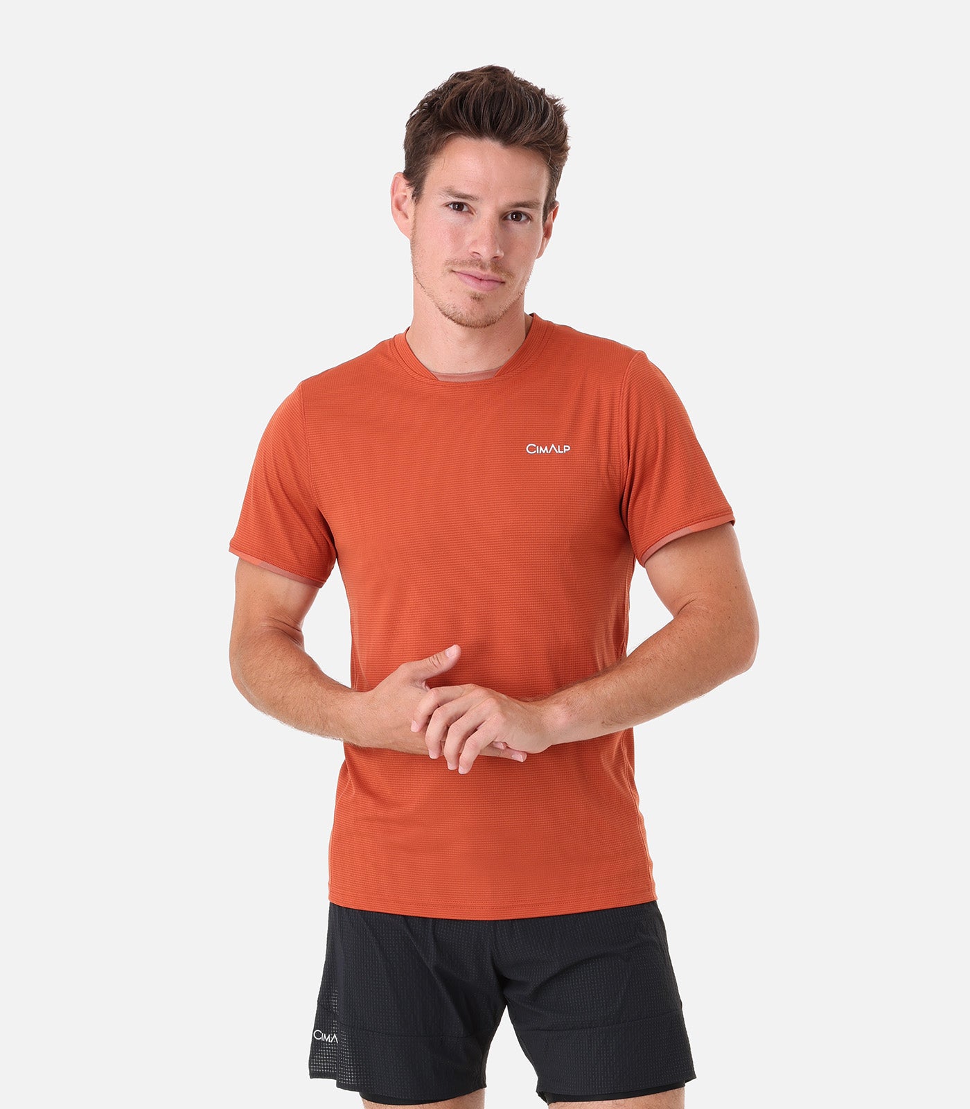 cimalp-bauges-3-h-t-shirt-trail-rouge-respirant image 1