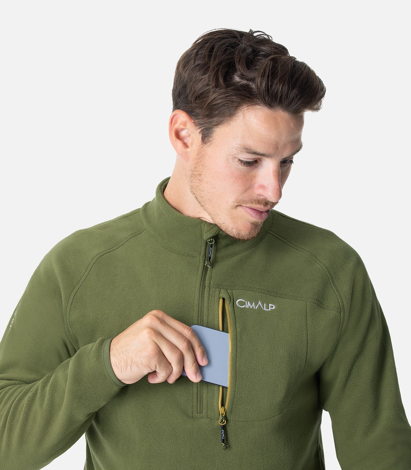 cimalp-adelie-5-h-veste-polaire-homme-kaki-chaude image 6