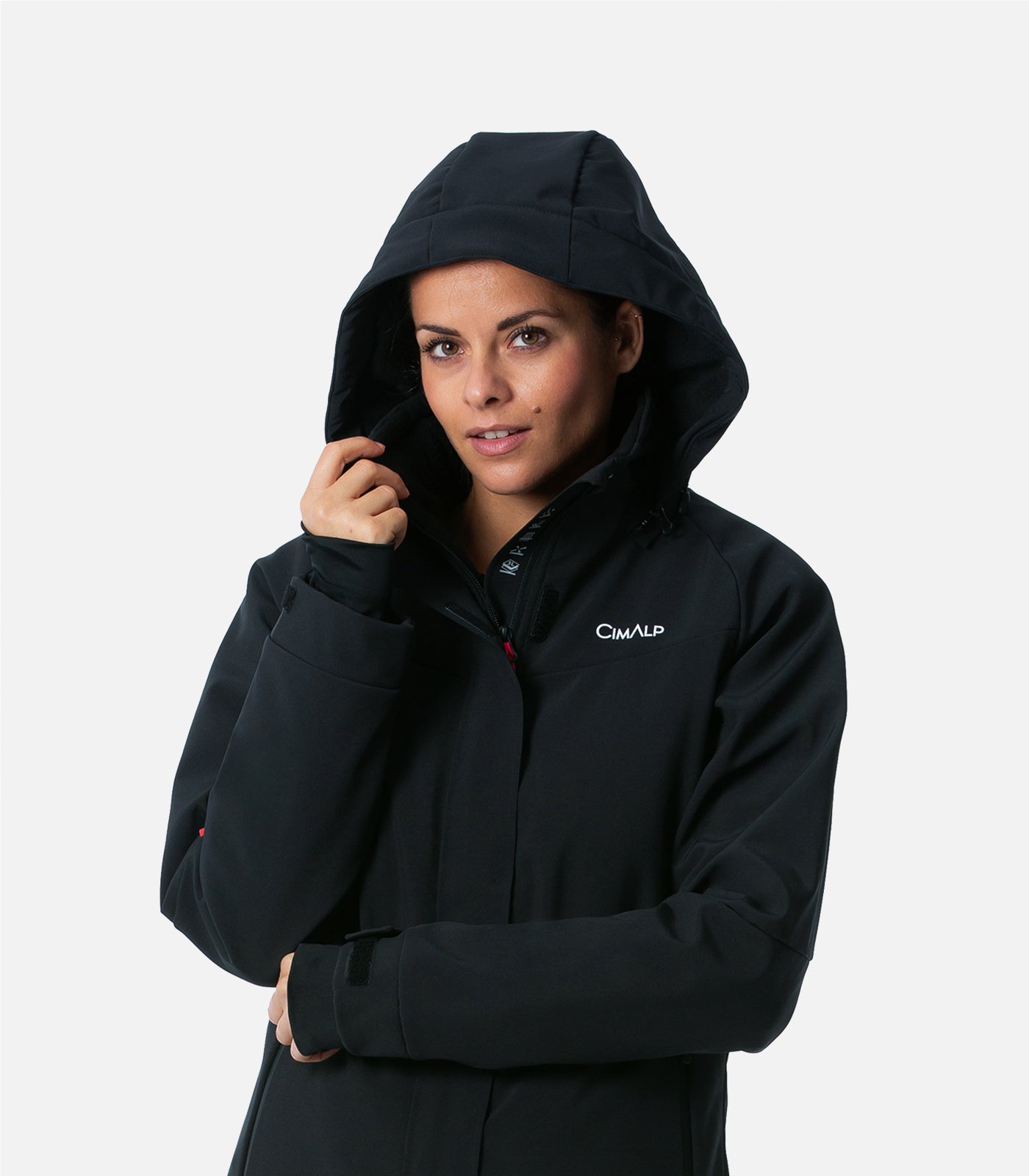 cimalp-gervais-f-veste-ski-femme-bordeaux-polaire image 5