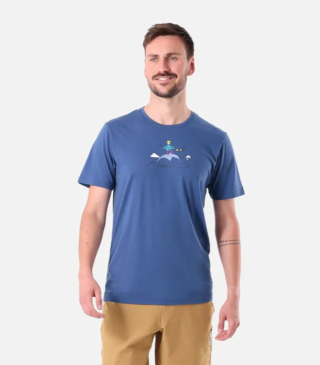 cimalp-alpinist-2-h-t-shirt-homme-bleu-coton image 1