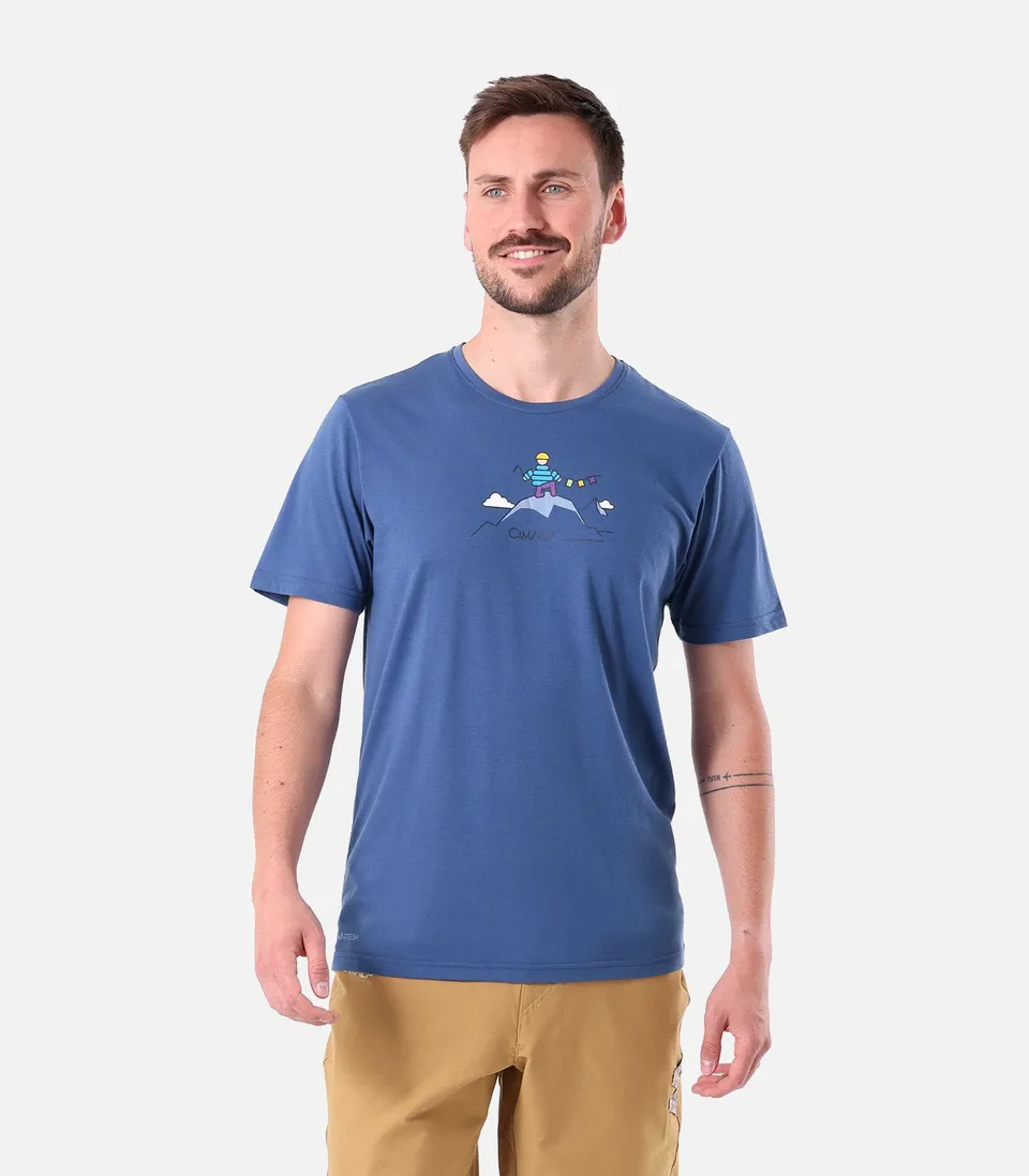 cimalp-alpinist-2-h-t-shirt-homme-bleu-coton image 1
