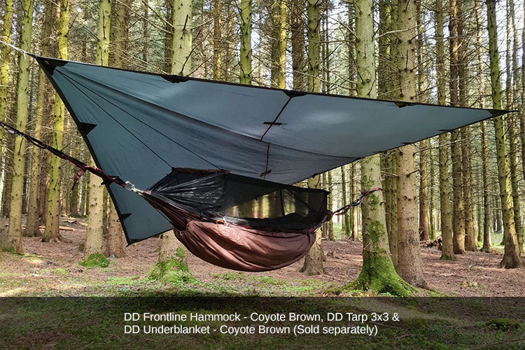 dd-underblanket-sous-couverture-hamac-coyote-brown image 2