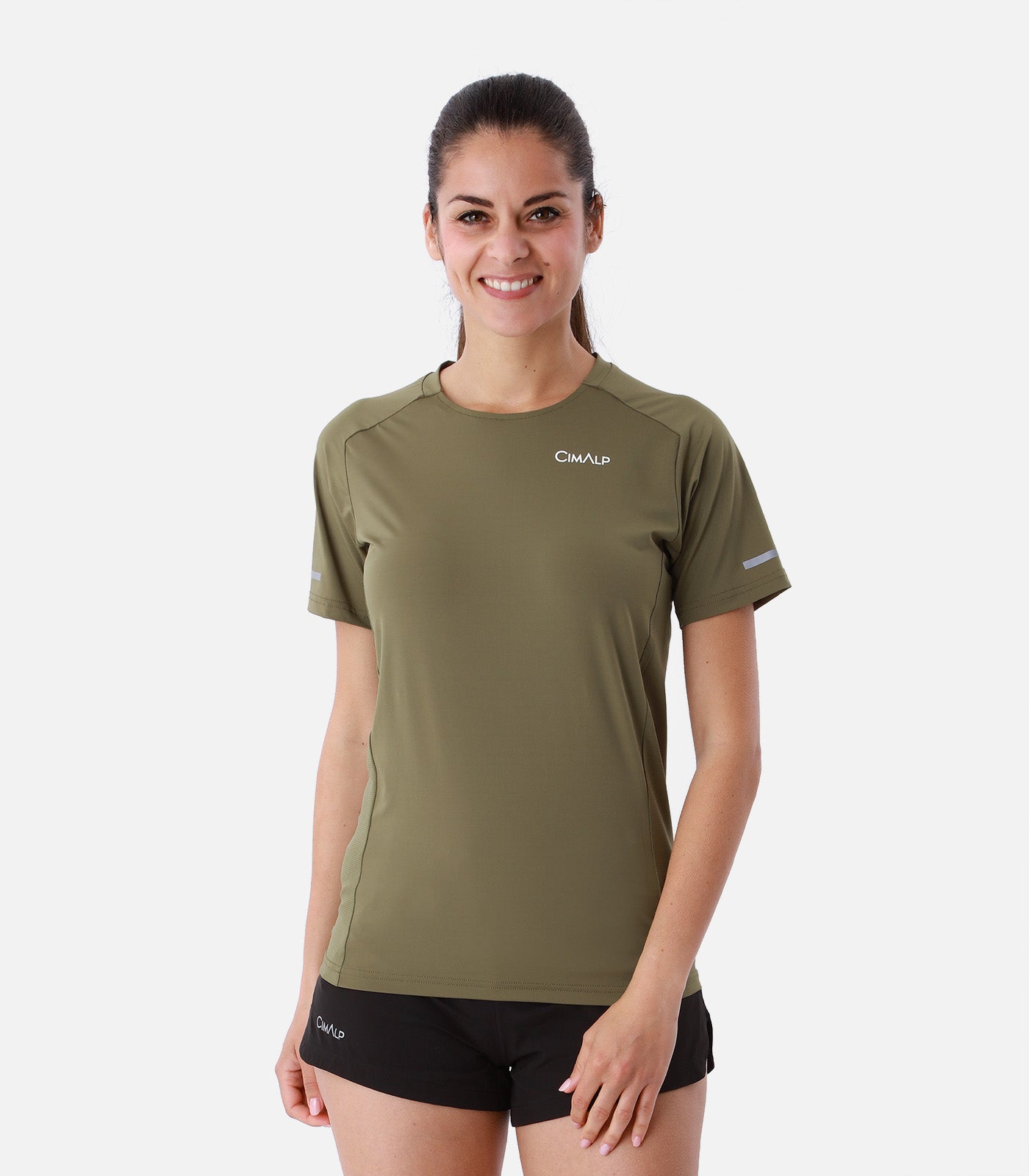 cimalp-denali-t-shirt-randonn-e-femme-noir-respirant image 1