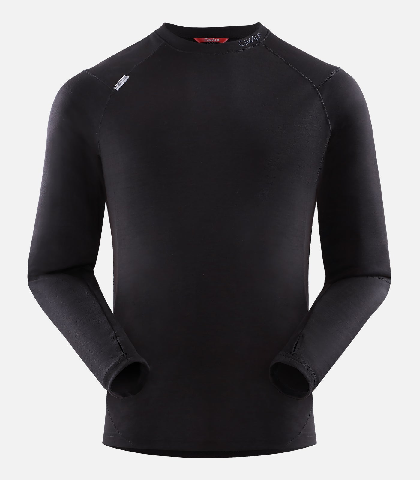cimalp-merino-top-4-h-sous-v-tement-thermique-noir-laine-m-rinos image 2