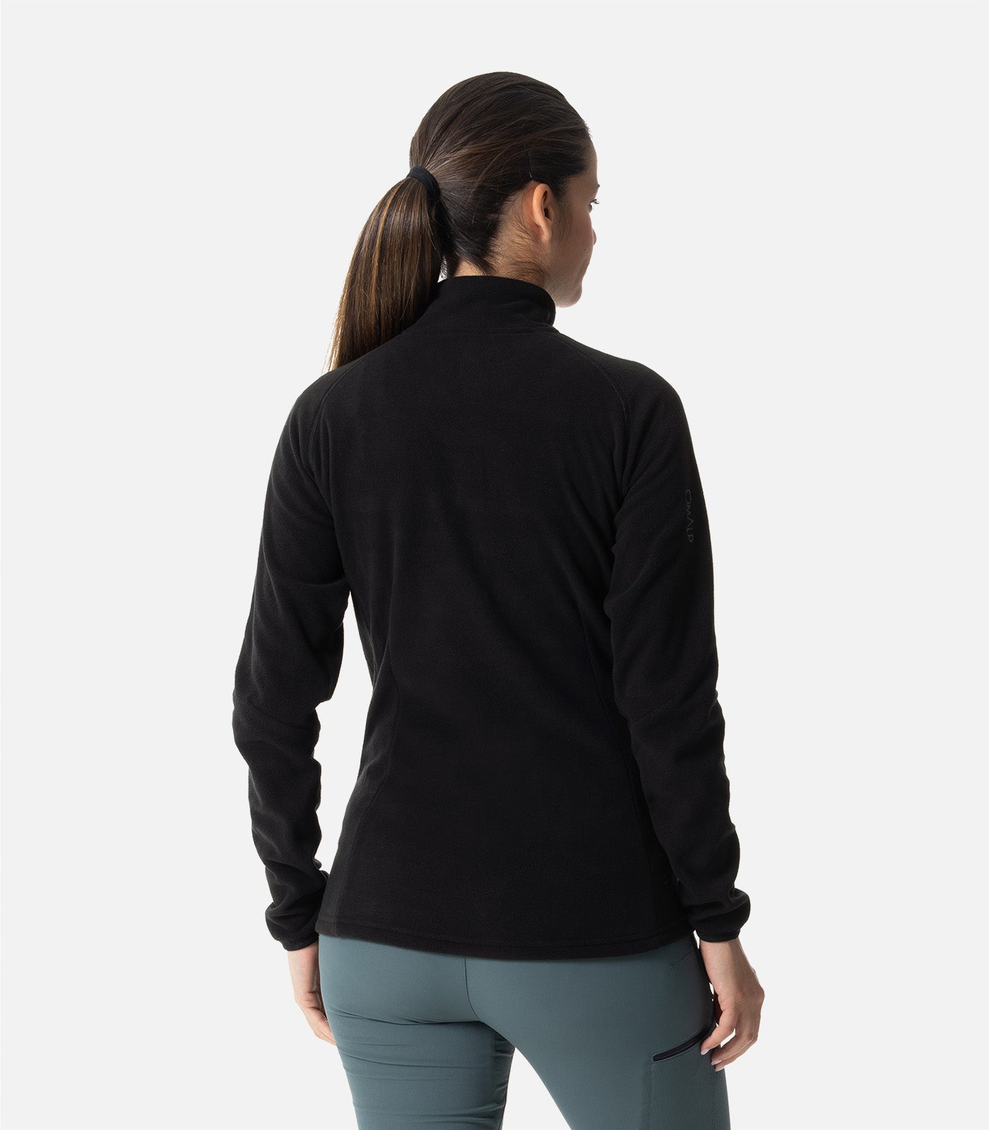 cimalp-alaska-5-f-veste-polaire-femme-vert-canard-recycl-e image 4
